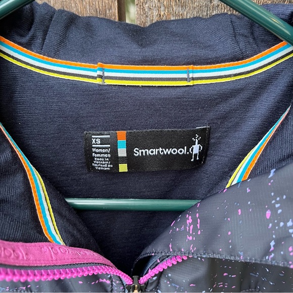 Smartwool Wm’s Smartloft 60 Merino Lined Hoodie Vest Sz XS - Picture 4 of 16